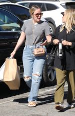 HILARY DUFF Out Shopping with a Friend in Los Angeles 11/02/2023
