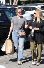 HILARY DUFF Out Shopping with a Friend in Los Angeles 11/02/2023