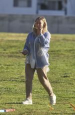HILARY DUFF Takes Her Daugher to a Park in Los Angeles 11/27/2023