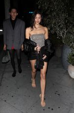 HOLLY SCARFONE Leaves Fleur Room Lounge in West Hollywood 11/26/2023