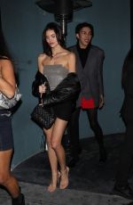 HOLLY SCARFONE Leaves Fleur Room Lounge in West Hollywood 11/26/2023