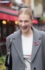 HUNTER SCHAFER Arrives at Capital Breakfast Show in London 11/08/2023