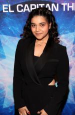 IMAN VELLANI at The Marvels Fan Screening Surprise Talent Appearance in Hollywood 11/09/2023