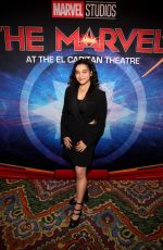 IMAN VELLANI at The Marvels Fan Screening Surprise Talent Appearance in Hollywood 11/09/2023