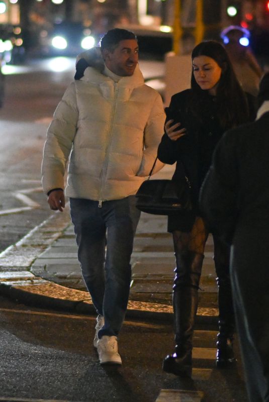 IMOGEN THOMAS Leaves Biltmore Hotel in London 11/11/2023