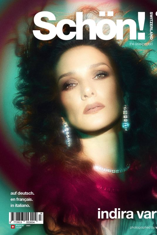 INDIRA VARMA on the Cover of Schon! Magazine 2023