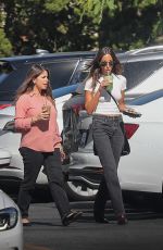 INES DE RAMON Out for Juice with a Friend in Los Angeles 11/07/2023