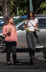 INES DE RAMON Out for Juice with a Friend in Los Angeles 11/07/2023