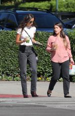 INES DE RAMON Out for Juice with a Friend in Los Angeles 11/07/2023