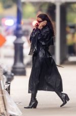 IRINA SHAYK Arrives at Tom Brady