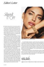 irina shayk in Elle Magazine, November 2023