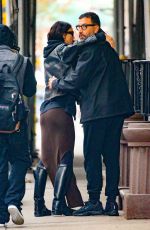 IRINA SHAYK Out with a Mysterious Guy in New York 11/08/2023
