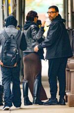 IRINA SHAYK Out with a Mysterious Guy in New York 11/08/2023