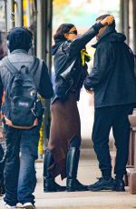 IRINA SHAYK Out with a Mysterious Guy in New York 11/08/2023