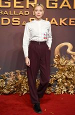 IVANNA SAKHNO at The Hunger Games: The Ballad of Songbirds & Snakes World Premiere in London 11/09/2023 