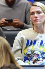 JANUARY JONES at NBA Game Between Los Angeles Clippers and San Antonio Spurs 10/29/2023