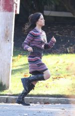 JENNA ORTEGA on the Set of Beetlejuice 2 in Boston 11/16/2023