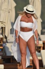 JENNIFER ELLISON in a White Bikini on a Holiday in Turkey 11/27/2023