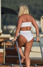 JENNIFER ELLISON in a White Bikini on a Holiday in Turkey 11/27/2023