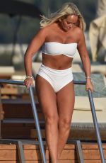 JENNIFER ELLISON in a White Bikini on a Holiday in Turkey 11/27/2023