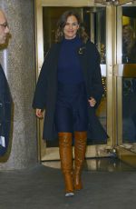 JENNIFER GARNER Leaves NBC Rockefeller Studios in New York 11/27/2023