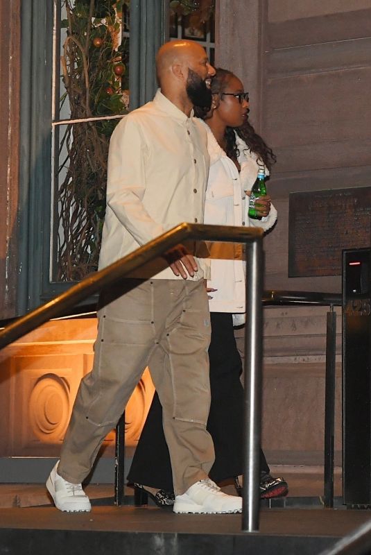 JENNIFER HUDSON and Common Arrives at Joe