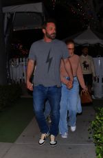 JENNIFER LOPEZ and Ben Affleck Out for Dinner at The Ivy 11/05/2023