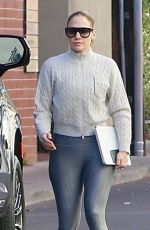 JENNIFER LOPEZ at Tracy Anderson Gym in Studio City 11/24/2023