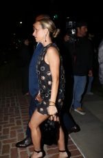 JENNIFER MEYER Arrives at Leonardo DiCaprio