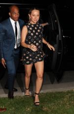 JENNIFER MEYER Arrives at Leonardo DiCaprio