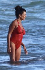 JENNY POWELL in Swimsuit at a Beach in Marbella 11/03/2023