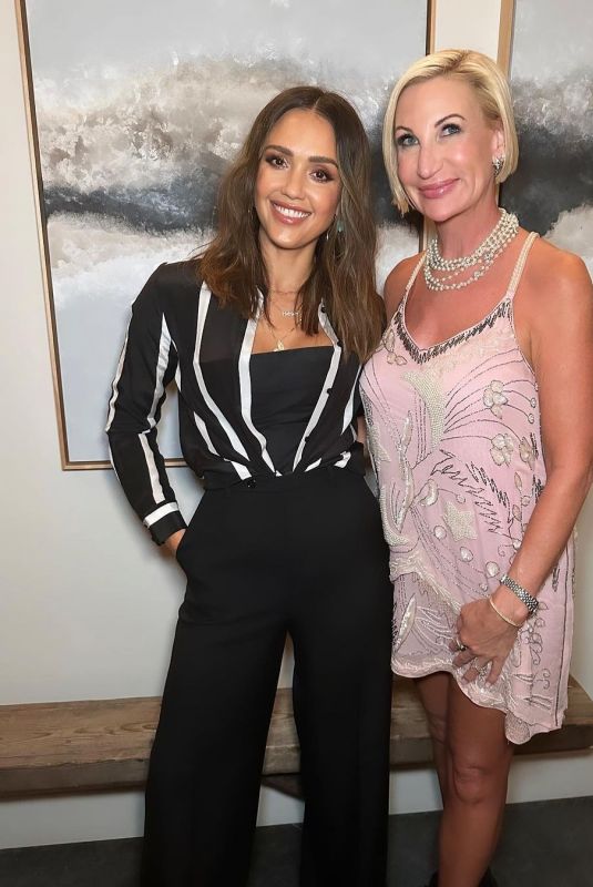 JESSICA ALBA at a Latin Supporting Event 11/09/2023
