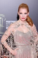 JESSICA CHASTAIN at Hit Man Screening and Opening Ceremony at 20th Marrakech International Film Festival 11/24/2023