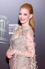 JESSICA CHASTAIN at Hit Man Screening and Opening Ceremony at 20th Marrakech International Film Festival 11/24/2023