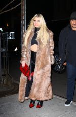 JESSICA SIMPSON Leaves Her Hotel in New York 11/28/2023