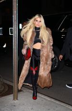 JESSICA SIMPSON Leaves Her Hotel in New York 11/28/2023