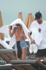 JOAN SMALLS in Bikini at a Beach in Miami 11/28/2023