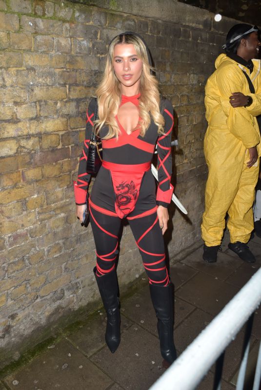 JOANNA CHIMONIDES Arrives at Maya Jama