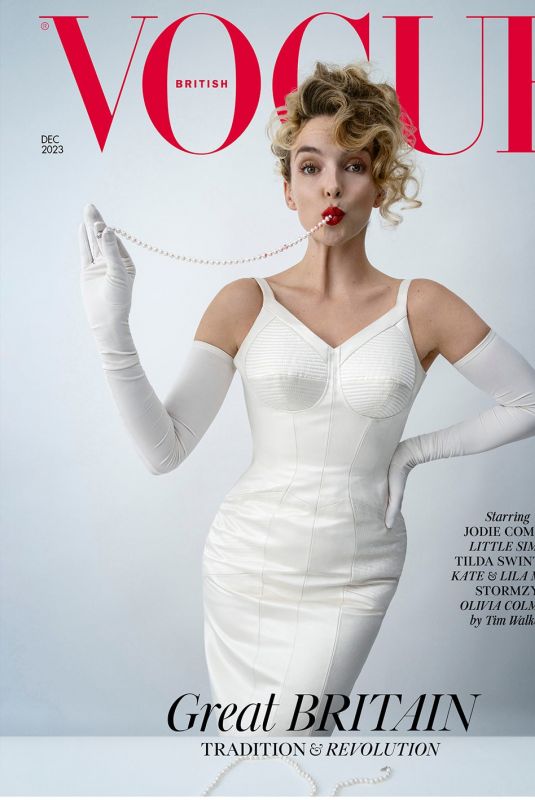 JODIE COMER for Vogue UK, December 2023