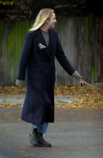 JODIE COMER Out with Her Dog in London 11/21/2023