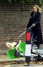 JODIE COMER Out with Her Dog in London 11/21/2023