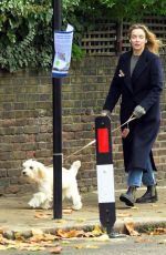 JODIE COMER Out with Her Dog in London 11/21/2023