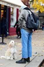 JODIE COMER Out with Her Dog in London 11/23/2023