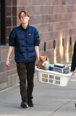 JODIE FOSTER Out with Her Son in New York 11/24/2023