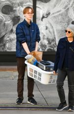 JODIE FOSTER Out with Her Son in New York 11/24/2023