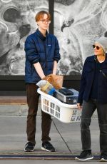 JODIE FOSTER Out with Her Son in New York 11/24/2023