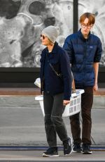 JODIE FOSTER Out with Her Son in New York 11/24/2023