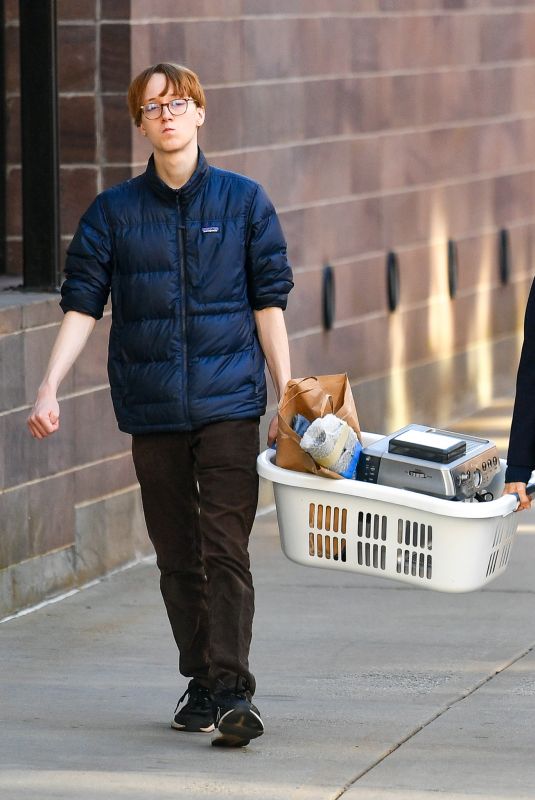 JODIE FOSTER Out with Her Son in New York 11/24/2023