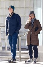JODIE FOSTER Out with Her Son Kit in West Village Neighborhood 11/25/2023