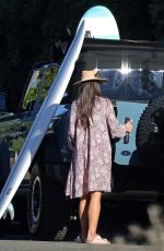 JORDANA BREWSTER and Mason Morfit Arrives at a Beach in Santa Barbara 11/24/2023